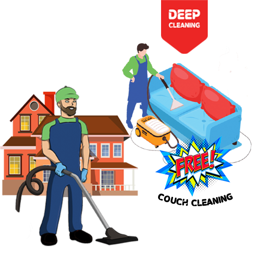 Wholehouse Deep Carpet Cleaning + FREE 3 Section Couch Deep Cleaning