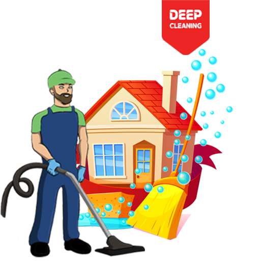 Wholehouse (up to 1600 sq ft) Deep Cleaning + FREE 2 Rooms Deep Carpet Cleaning